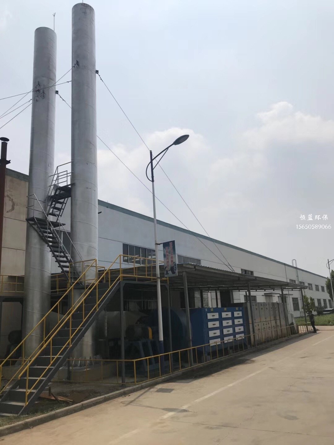 注塑廠(chǎng)安裝的廢氣處理工程